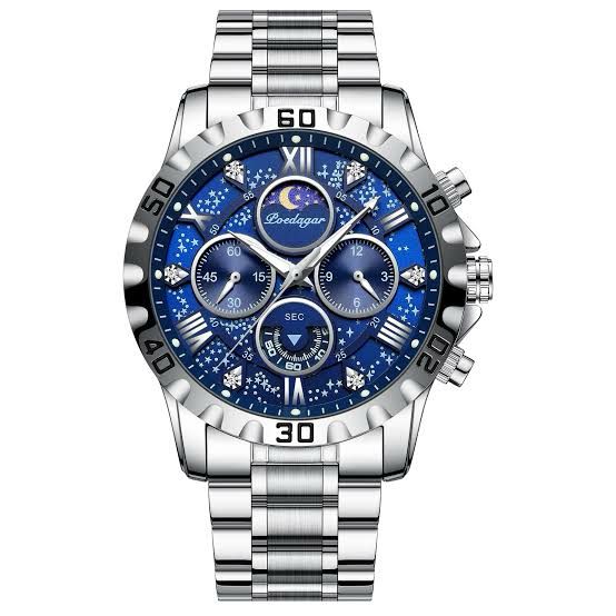 Montre Homme Chronographe Prestige Bleu