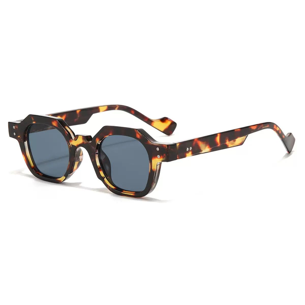 Lunettes de Soleil Unisexe – Style Vintage Écaille