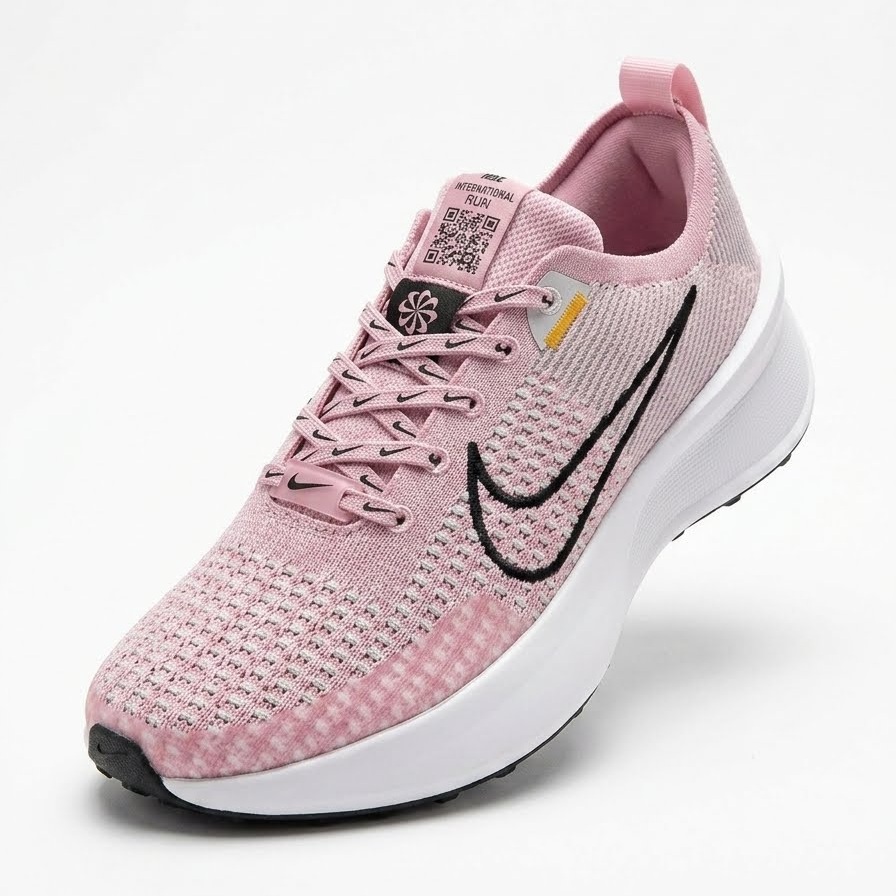 Baskets de Running Rose Poudré