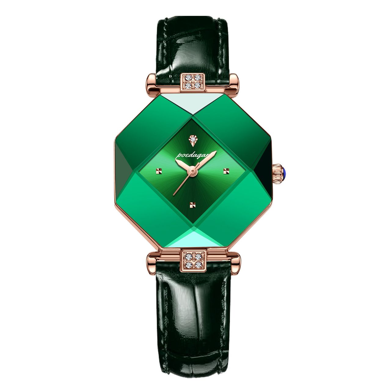 Élégance Géométrique Vert Émeraude